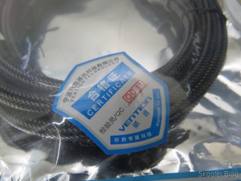 2º Cabo HDMI 2.0 4K 3D 60Hz Vention de 2 metros, em sua embalagem