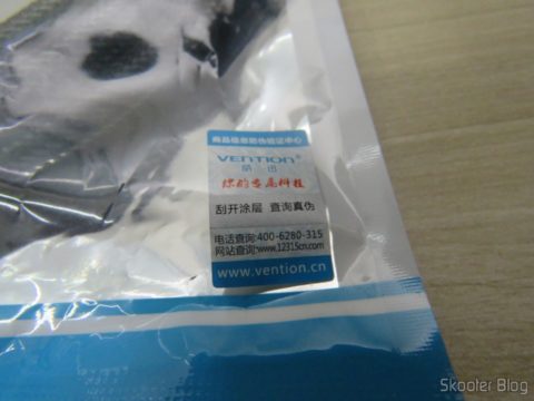 2º Cabo HDMI 2.0 4K 3D 60Hz Vention de 2 metros, em sua embalagem