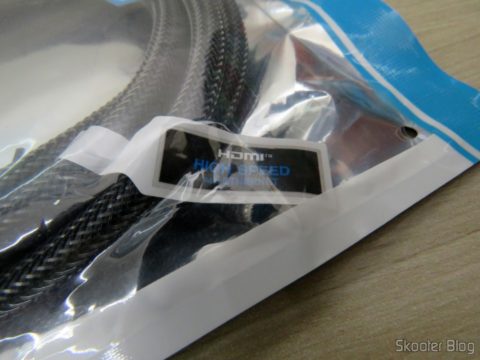 2º Cabo HDMI 2.0 4K 3D 60Hz Vention de 2 metros, em sua embalagem