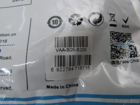 2º Cabo HDMI 2.0 4K 3D 60Hz Vention de 2 metros, em sua embalagem