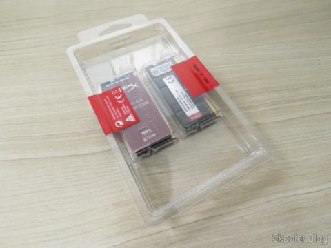 Kit Kingston Technology HyperX Impact 16GB RAM DDR4 2133 HX421S13IBK2/16, em sua embalagem