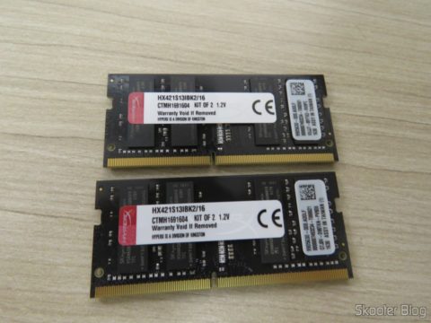 Módulos de memória do Kingston Technology HyperX Impact 16GB RAM DDR4 2133 HX421S13IBK2/16