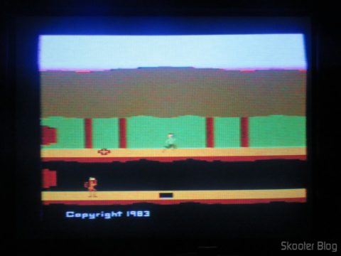 Pitfall 2 no Atari 2600 da Polyvox c/ fonte externa