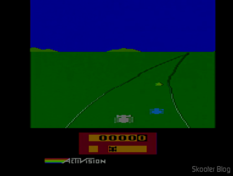 Enduro no Atari 2600 após o ajuste