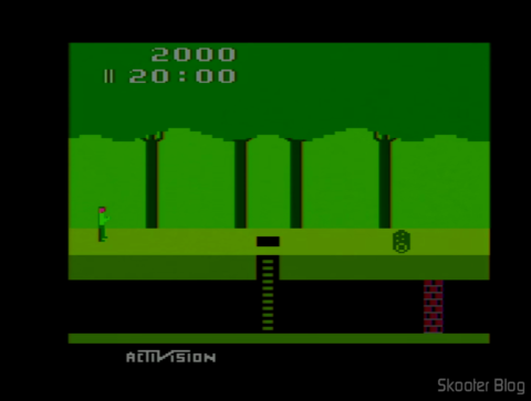 Pitfall no Atari 2600 após o ajuste