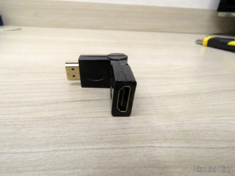 2º Adaptador HDMI Angular Rotativo