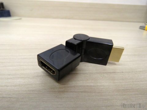 2º Adaptador HDMI Angular Rotativo
