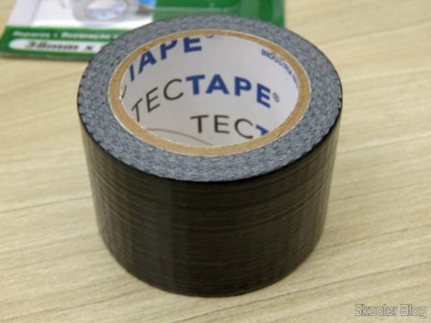 Fita Adesiva Multiuso Tectape Silvertec Preta