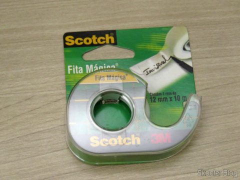 Fita Adesiva Mágica Scotch 12mm x 10m c/ aparelho