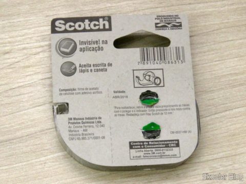 Fita Adesiva Mágica Scotch 12mm x 10m c/ aparelho