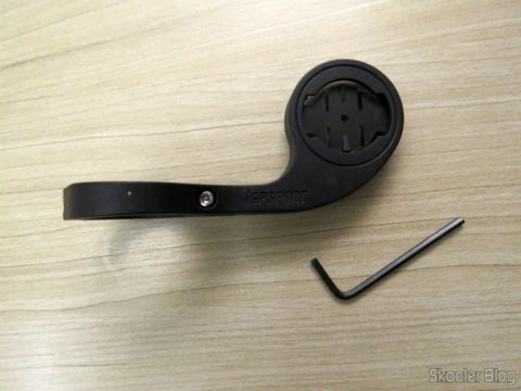 Suporte que veio no pacote com o iGPSPORT iGS20E