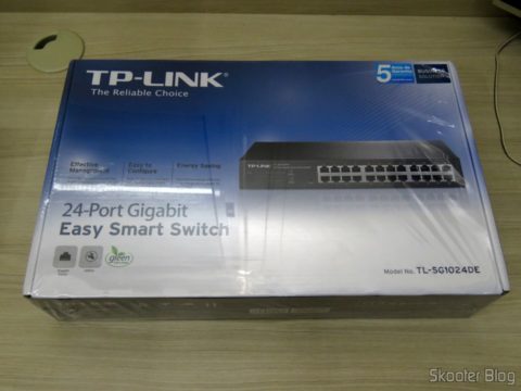 TP-Link TL-SG1024DE V2, em sua embalagem