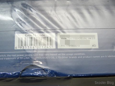 TP-Link TL-SG1024DE V2, em sua embalagem