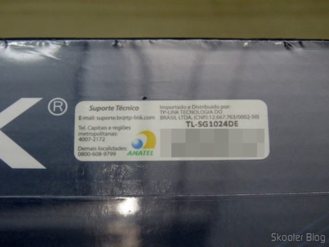 TP-Link TL-SG1024DE V2, em sua embalagem