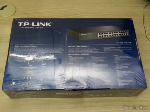 TP-Link TL-SG1024DE V2, em sua embalagem