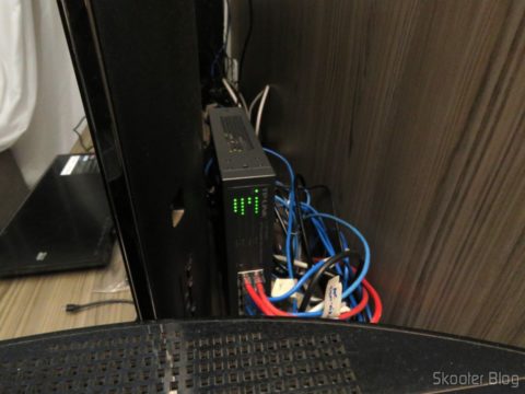 TP-Link TL-SG1024DE V2 em funcionamento