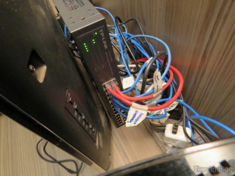 TP-Link TL-SG1024DE V2 em funcionamento