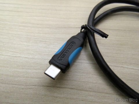 Cabo USB 3.1 Tipo C Vention para Carga e Dados 50cm
