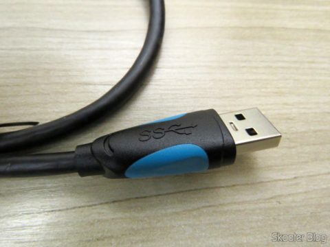 Cabo USB 3.1 Tipo C Vention para Carga e Dados 50cm