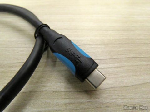 Cabo USB 3.1 Tipo C Vention para Carga e Dados 50cm