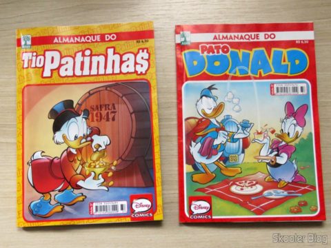 Quadrinhos Almanaque do Tio Patinhas e Almanaque do Pato Donald