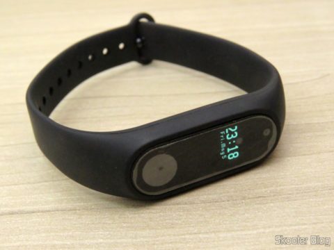 Pulseira para Mi Band 2 Original Xiaomi, instalada