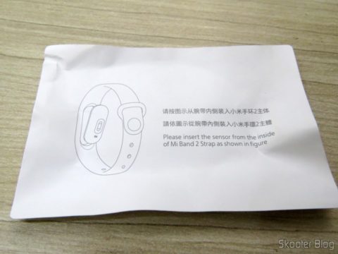Instruções da Pulseira para Mi Band 2 Original Xiaomi