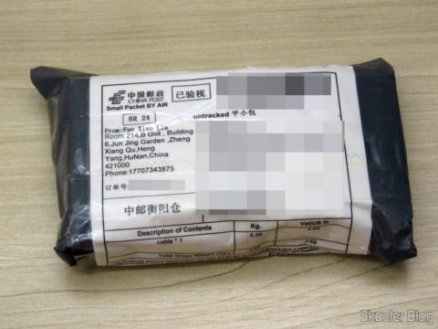 Pacote com o Carregador Veícular Vention 2.4A com 2 Portas USB