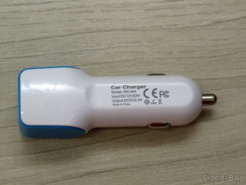 Carregador Veícular Vention 2.4A com 2 Portas USB
