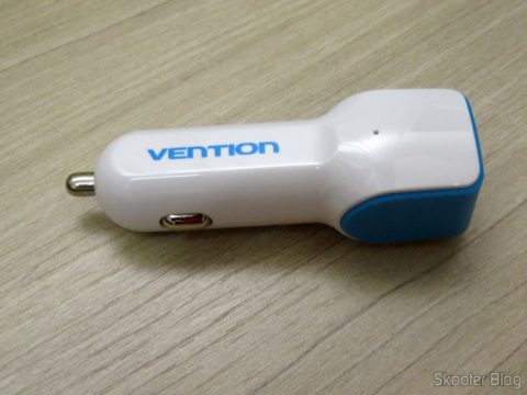 Carregador Veícular Vention 2.4A com 2 Portas USB