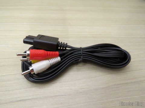 Cabo de Áudio e Vídeo (RCA) para Super Nintendo (SNES), Gamecube e Nintendo 64