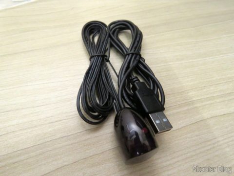 Receptor/Emissor de Infravermelho, alimentação USB, 38 KHz, Extensor de Controle Remoto