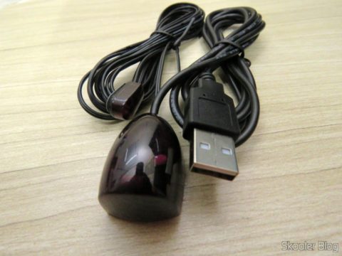 Receptor/Emissor de Infravermelho, alimentação USB, 38 KHz, Extensor de Controle Remoto