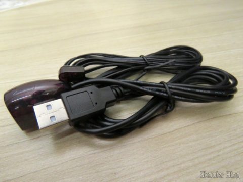 Receptor/Emissor de Infravermelho, alimentação USB, 38 KHz, Extensor de Controle Remoto