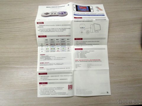 Manual de Instruções do 8bitdo SNES30 GamePad