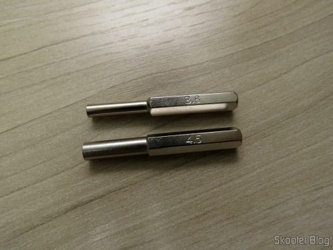 Chaves de 3,8mm e 4,5mm para Consoles e Cartuchos da Nintendo (Gamebit), em sua embalagem