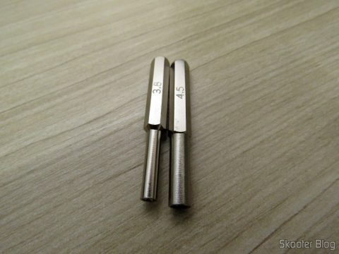 Chaves de 3,8mm e 4,5mm para Consoles e Cartuchos da Nintendo (Gamebit), em sua embalagem