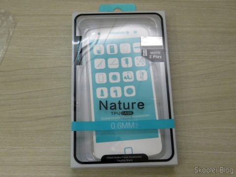 Capa Transparente para Motorola Moto Z Play Nillkin Nature TPU 0,6mm, em sua embalagem