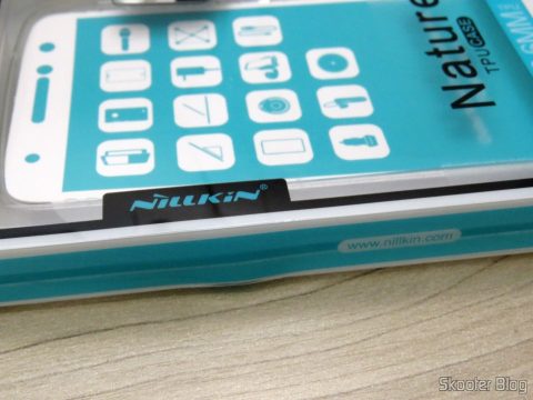 Capa Transparente para Motorola Moto Z Play Nillkin Nature TPU 0,6mm, em sua embalagem
