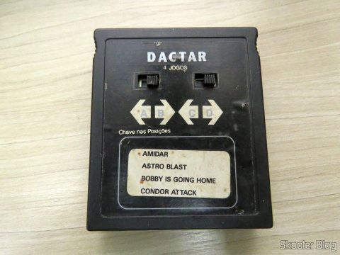 Cartucho Dactar com 4 jogos