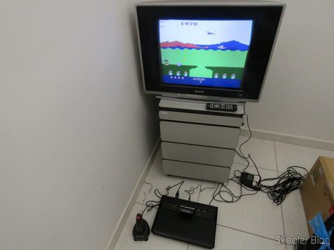 Atari 2600 em funcionamento