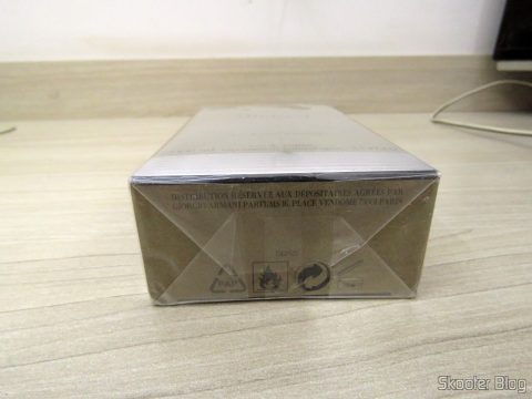 Armani 3.4 oz (100ml) EDT Spray, em sua embalagem
