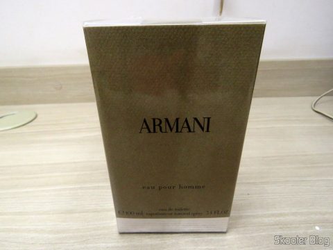 Armani 3.4 oz (100ml) EDT Spray, em sua embalagem