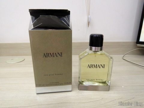 Armani 3.4 oz (100ml) EDT Spray e sua embalagem