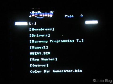 O Atari 2600 já funcionando em NTSC apesar da de-transcodificação ainda incompleta.