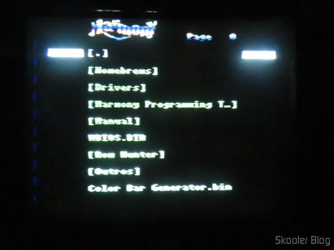 Harmony Cartridge no Atari 2600 no processo de de-transcodificação