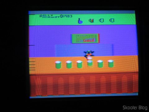 Tapper no Atari 2600 no processo de de-transcodificação