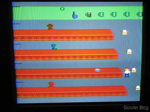 Tapper no Atari 2600 no processo de de-transcodificação