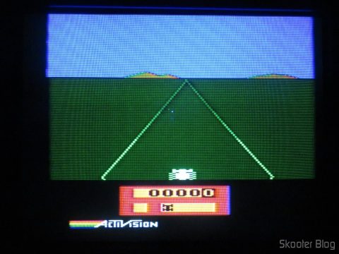 Enduro, executando em NTSC.