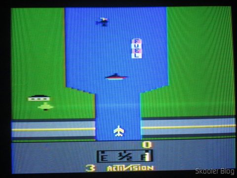 River Raid, executando em NTSC.